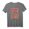 Jimi Hendrix Bunte Retro-Vibe-Linien T-Shirt – Offiziell lizenzierte Rockmusik-Mode für Fans