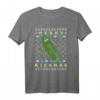 HapKitten Merry Pickle Rickmas Ugly Christmas T-Shirt - Lustiges Rick and Morty Weihnachtsgeschenk für Erwachsene