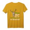 Jäger über 50 lustiges Sprüche Geschenk Jagd T-Shirt - Originelles Outfit für den Jägergeburtstag & Waldparty mit Hirschkopf-Design