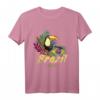 Brasilien Vintage Tukan mit Flagge und Samba Maske T-Shirt – Perfekt für Südamerika-Reisende, Backpacker & Urlauber in Rio, Sao Paulo und Recife