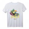 Brasilien Vintage Tukan mit Flagge und Samba Maske T-Shirt – Perfekt für Südamerika-Reisende, Backpacker & Urlauber in Rio, Sao Paulo und Recife