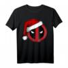 Marvel Deadpool Weihnachten Hat Logo T-Shirt - Offiziell lizenziertes Marvel Merchandise für Weihnachtsgeschenke