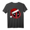 Marvel Deadpool Weihnachten Hat Logo T-Shirt - Offiziell lizenziertes Marvel Merchandise für Weihnachtsgeschenke