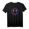 Cool Tie Dye Transparent DJ Smiley-Gesicht T-Shirt - Trendiges Batik Design, Geschenk für Männer, Frauen & Kinder