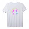 Cool Tie Dye Transparent DJ Smiley-Gesicht T-Shirt - Trendiges Batik Design, Geschenk für Männer, Frauen & Kinder