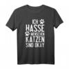 HapKitten T-Shirt für Katzenliebhaber & Menschenhasser – Humorvolles Statement für Damen & Herren