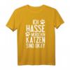 HapKitten T-Shirt für Katzenliebhaber & Menschenhasser – Humorvolles Statement für Damen & Herren