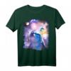 Galaxy Dolphin - Delfine im Weltraum T-Shirt mit klassischem Schnitt und doppeltem Saum für Meeres- und Weltraumfans