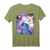 Galaxy Dolphin - Delfine im Weltraum T-Shirt mit klassischem Schnitt und doppeltem Saum für Meeres- und Weltraumfans