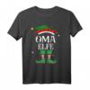 Oma Elfe Weihnachts T-Shirt - Lustiges Elf Outfit für Familie, Kinder & Erwachsene für die Festtage