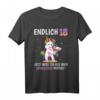 Lustiges Einhorn T-Shirt zum 18. Geburtstag für Mädchen und Frauen - Party Outfit und Geschenk für humorvolle Geburtstagsfeier
