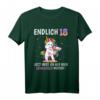 Lustiges Einhorn T-Shirt zum 18. Geburtstag für Mädchen und Frauen - Party Outfit und Geschenk für humorvolle Geburtstagsfeier