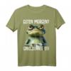 Guten Morgen? Ganz dünnes Eis! Lustiges Frosch Spruch T-Shirt für Morgenmuffel, Schichtarbeiter & Teenager – Witziges Geschenk für Humorliebhaber
