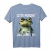 Guten Morgen? Ganz dünnes Eis! Lustiges Frosch Spruch T-Shirt für Morgenmuffel, Schichtarbeiter & Teenager – Witziges Geschenk für Humorliebhaber