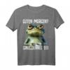 Guten Morgen? Ganz dünnes Eis! Lustiges Frosch Spruch T-Shirt für Morgenmuffel, Schichtarbeiter & Teenager – Witziges Geschenk für Humorliebhaber