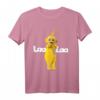HapKitten T-Shirt mit Laa Laa Motiv - Klassisch geschnitten, doppelt genähter Saum, Perfekt als Geburtstagsgeschenk