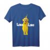 HapKitten T-Shirt mit Laa Laa Motiv - Klassisch geschnitten, doppelt genähter Saum, Perfekt als Geburtstagsgeschenk