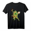 HapKitten Pizza Party T-Shirt - Originelle Party-Mode für den runden Geburtstag mit Ninja Turtles Design