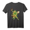 HapKitten Pizza Party T-Shirt - Originelle Party-Mode für den runden Geburtstag mit Ninja Turtles Design