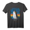 Star Wars Last Jedi Porg Retro Stripes Logo Graphic T-Shirt – Offiziell lizenziertes Star Wars Fan-Shirt