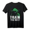 Star Wars Yoda Train You Must Two Tones Portrait T-Shirt - Offiziell lizenzierte Star Wars Kleidung für Fans