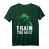 Star Wars Yoda Train You Must Two Tones Portrait T-Shirt - Offiziell lizenzierte Star Wars Kleidung für Fans