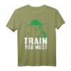 Star Wars Yoda Train You Must Two Tones Portrait T-Shirt - Offiziell lizenzierte Star Wars Kleidung für Fans