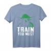 Star Wars Yoda Train You Must Two Tones Portrait T-Shirt - Offiziell lizenzierte Star Wars Kleidung für Fans