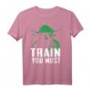 Star Wars Yoda Train You Must Two Tones Portrait T-Shirt - Offiziell lizenzierte Star Wars Kleidung für Fans