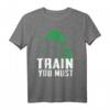 Star Wars Yoda Train You Must Two Tones Portrait T-Shirt - Offiziell lizenzierte Star Wars Kleidung für Fans