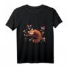 Vintage Red Panda T-Shirt mit Kirschblüten – Süßes Wasserfarben-Design für Tier- und Japan-Liebhaber