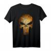 Marvel The Punisher Logo Anatomical Skull Graphic T-Shirt - Offiziell lizenzierte Marvel Bekleidung für Superhelden-Fans