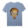 Marvel The Punisher Logo Anatomical Skull Graphic T-Shirt - Offiziell lizenzierte Marvel Bekleidung für Superhelden-Fans
