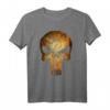 Marvel The Punisher Logo Anatomical Skull Graphic T-Shirt - Offiziell lizenzierte Marvel Bekleidung für Superhelden-Fans