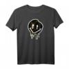 Cooles schwarz-goldenes Smiley-Gesicht T-Shirt – Lustiges Unisex Geschenk für Männer, Frauen & Kinder