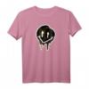 Cooles schwarz-goldenes Smiley-Gesicht T-Shirt – Lustiges Unisex Geschenk für Männer, Frauen & Kinder