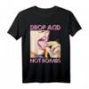 Drop Acid Not Bombs Techno Raver Breakcore Cybergrind T-Shirt – Das perfekte Festival-Outfit für Rave und Partyfans