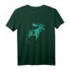 ELCH HERZSCHLAG EKG Skandinavisches Tierdesign T-Shirt – Perfektes Geschenk für Tier- und Naturliebhaber, Skandinavien-Fans