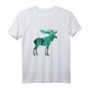 ELCH HERZSCHLAG EKG Skandinavisches Tierdesign T-Shirt – Perfektes Geschenk für Tier- und Naturliebhaber, Skandinavien-Fans