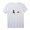 Lustiges Katzen T-Shirt mit Herzschlag - Perfekt für Katzenliebhaber und Tierfreunde, die ihre Liebe zeigen möchten