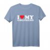 Ich liebe meine Freundin GF T-Shirt - Romantisches Liebesgeschenk mit Herz für Verliebte