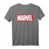 Marvel Klassisches Fettdruck Logo Grafik T-Shirt – Offiziell lizenzierte Marvel Bekleidung für Fans
