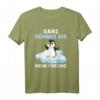 Ganz dünnes Eis mein Freund T-Shirt – Humorvolles Morgenmuffel Shirt mit Eisbär und Pinguin Design für Arbeit, Schlaf & Freunde