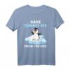 Ganz dünnes Eis mein Freund T-Shirt – Humorvolles Morgenmuffel Shirt mit Eisbär und Pinguin Design für Arbeit, Schlaf & Freunde