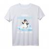 Ganz dünnes Eis mein Freund T-Shirt – Humorvolles Morgenmuffel Shirt mit Eisbär und Pinguin Design für Arbeit, Schlaf & Freunde