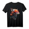 Fox Art Tierliebhaber Motiv Tiere T-Shirt - Perfekt für Tierfreunde, Fuchs Fans & Naturliebhaber zum Verschenken oder selbst Tragen