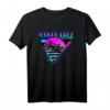 70er & 80er Jahre Santa Cruz California Strand T-Shirt mit Retro Sonnenuntergang - Perfekt für Sommerurlaub & Strandmode