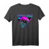 70er & 80er Jahre Santa Cruz California Strand T-Shirt mit Retro Sonnenuntergang - Perfekt für Sommerurlaub & Strandmode