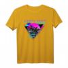 70er & 80er Jahre Santa Cruz California Strand T-Shirt mit Retro Sonnenuntergang - Perfekt für Sommerurlaub & Strandmode