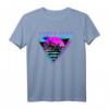 70er & 80er Jahre Santa Cruz California Strand T-Shirt mit Retro Sonnenuntergang - Perfekt für Sommerurlaub & Strandmode